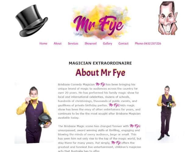 small business web design mr fye