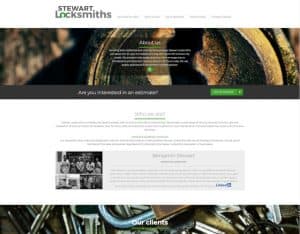 small business web design melbourne stewart locksmiths