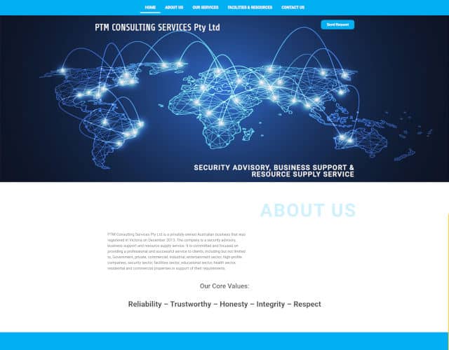 small business web design ptm consulting services